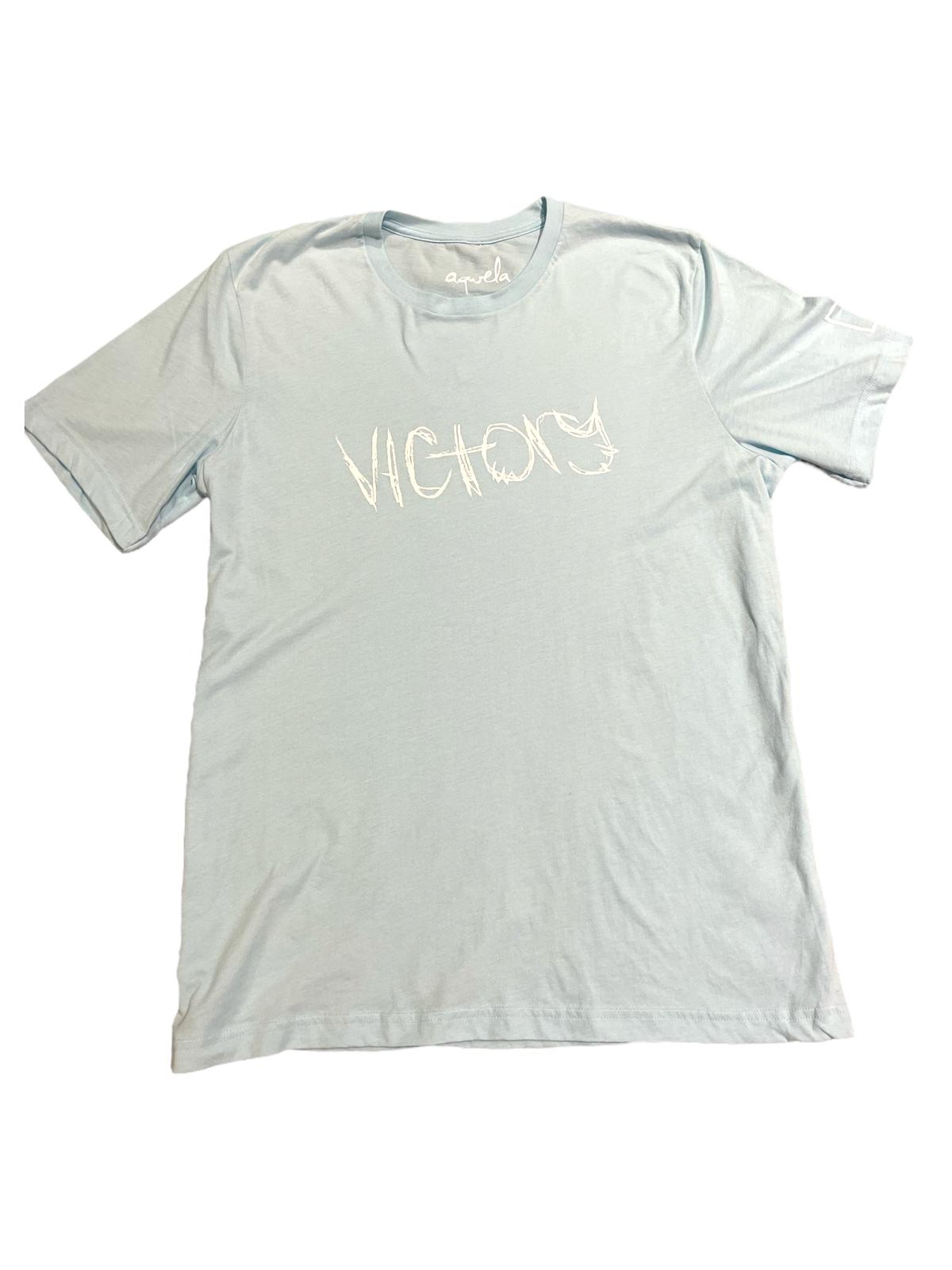 Maree - Light Blue Sueded Tee (Victory)