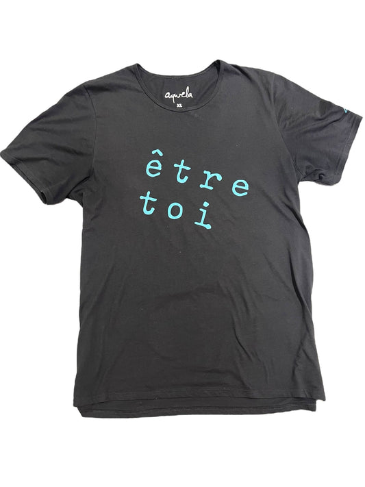 Cari - 50 Cent Etre Toi Tee (Dark Grey Split Hem)